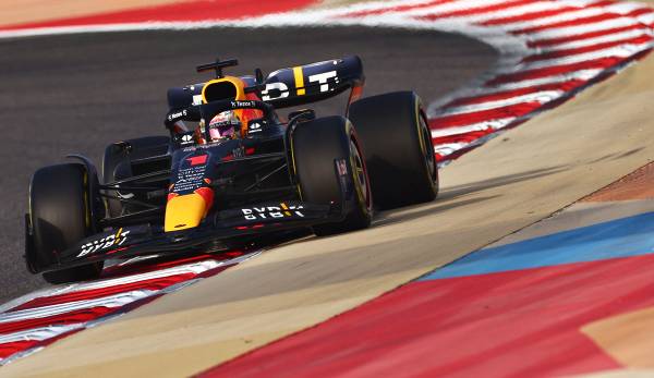 Max Verstappen hat zum Abschluss der Testfahrten in Bahrain die beste Zeit hingelegt.