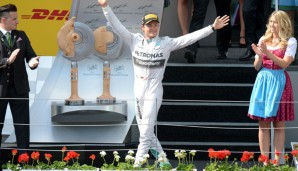 Nico Rosberg gewann beim Comeback in Spielberg den ersten Österreich-GP seit 2003