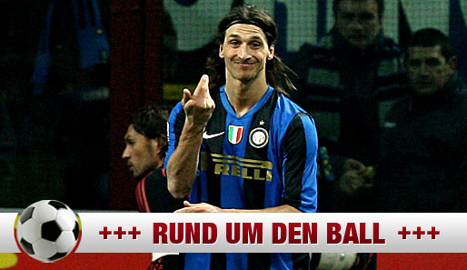 Inter Zlatan Ibrahimovic erzielte in dieser CL-Saison erst einen Treffer