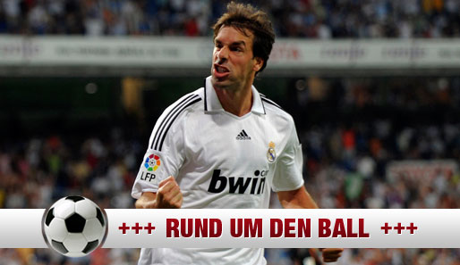 Ruud van Nistelrooy kommt bei Real Madrid nur noch selten zum Zug