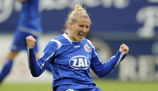 Anja Mittag traf für Potsdam gegen Duisburg