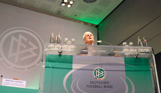 DFB-Präsident Dr. Theo Zwanziger gerät immer mehr unter Druck