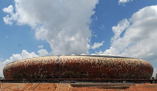 Soccer City in Johannesburg ist der Austragungsort des WM-Finals 2010