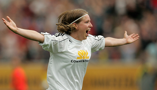 Petra Wimbersky spielte siet 2006 für den 1.FFC Frankfurt