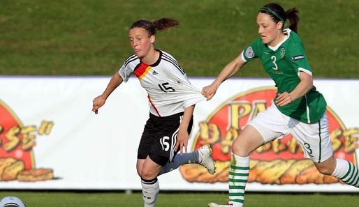 Megan Campbell (r.) schoss gegen Deutschland das Tor des Tages