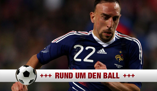 Franck Ribery absolviert gegen China sein 43. Länderspiel frü Frankreich