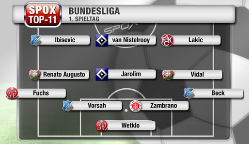 Tabellenführer Hoffenheim stellt mit drei Spieler das größte Kontingent in der Top-11