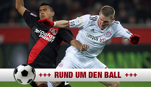Über Bayern und Bastian Schweinsteiger macht sich Arturo Vidal (l.) im Moment keinen Kopf