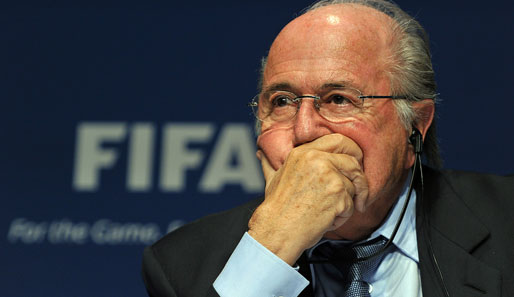 FIFA-Präsident Joseph Blatter hat zurzeit nicht seine angenehmsten Tage seiner Amtszeit