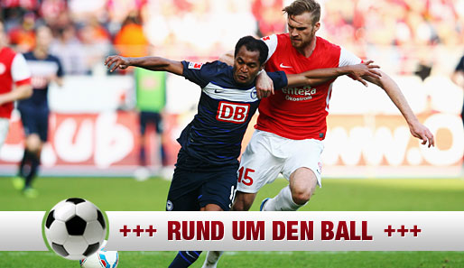 Raffael (l.) steht seit 2008 bei Hertha BSC unter Vertrag