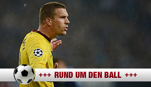 Lukas Podolski ist mit seiner Position beim FC Arsenal unzufrieden