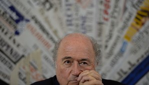 Joseph Blatter ist bereits seit vier Amtszeiten FIFA-Päsident