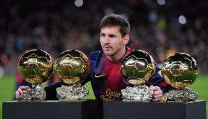 Lionel Messi gewann die Auszeichnung schon viermal