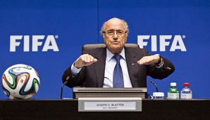 Gegen die FIFA um Präsident Josef S. Blatter gibt es immer Korruptionsvorwürfe