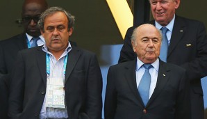 UEFA-Chef Platini hatte FIFA-Chef Blatter heute zum Rücktritt aufgefordert