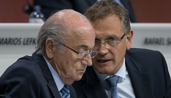 Sepp Blatter und Jerome Valcke arbeiteten seit 2007 eng im FIFA-Vorstand zusammen