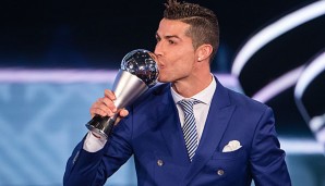 Cristiano Ronaldo ist zum fünften Mal Weltfußballer des Jahres geworden
