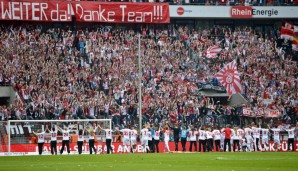 4. Platz: 1. FC Köln - 99,1 Prozent Auslastung - 49.571 Zuschauer pro Spiel in der RheinEnergieStadion