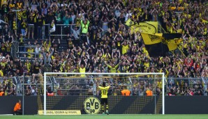 5. Platz: Borussia Dortmund - 98,0 Prozent Auslastung - 79.712 Zuschauer pro Spiel im Signal Iduna Park