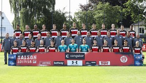 Der Kader des FC St. Pauli für die Saison 2017/18
