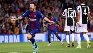 Platz 1: Lionel Messi (FC Barcelona) - Dribbling: 95