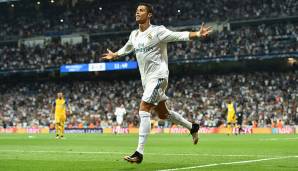 Platz 5: Cristiano Ronaldo (Real Madrid) - Dribbling: 90