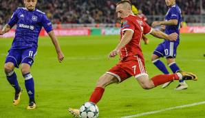 Platz 9: Franck Ribery (FC Bayern München) - Dribbling: 89