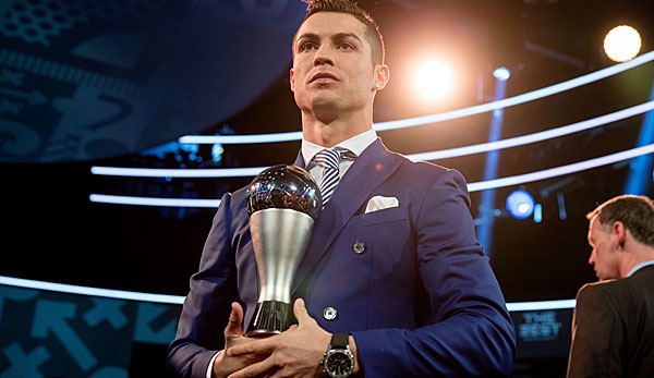 Cristiano Ronaldo ist zum fünften Mal Weltfußballer
