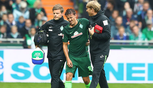 Max Kruse zog sich im Spiel gegen Schalke einen Schlüsselbeinbruch zu