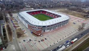 Stadion Miejski Widzewa Lodz (Lodz, Polen) - Kapazität: 18.018 Plätze.