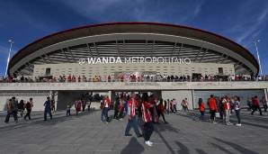 Wanda Metropolitano (Madrid, Spanien) - Kapazität: 67.703 Plätze.