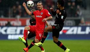 Platz 8: Alexander Meier - 60 Tore für Eintracht Frankfurt.