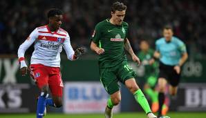 Platz 8: Max Kruse - 60 Tore für Werder Bremen, den VfL Wolfsburg, Borussia Mönchengladbach und den SC Freiburg.