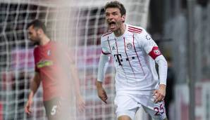 Platz 4: Thomas Müller - 70 Tore für den FC Bayern München.