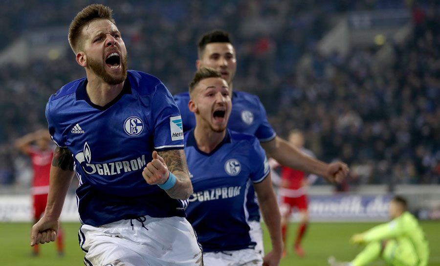 21.01.2017 - Guido Burgstaller (Schalke 04) - Gegner: FC Ingolstadt.