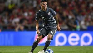 Platz 7: James Rodriguez (FC Bayern München): 88