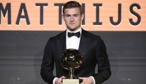 Matthijs de Ligt ist der neue "Golden Boy". Der Ajax-Verteidiger ließ bei der von der italienischen Zeitung Tuttosport vergebenen Auszeichnung seine Konkurrenten hinter sich.