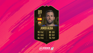 JORDI ALBA (FC Barcelona, Spanien) - Wertung: 89.
