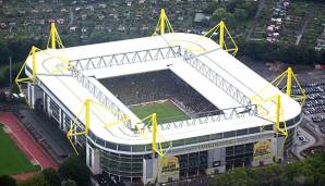 Platz 1: Signal Iduna Park (Borussia Dortmund, Bundesliga) – durchschnittliche Bewertung: 4,7