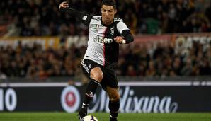 Platz 9: Cristiano Ronaldo (Juventus Turin, Sturm): Tempo 90 - Gesamtwertung 93.