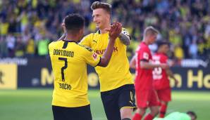 Borussia Dortmund mit Marco Reus: +9,8 Prozent Gewinnchance, +0,3 Punkte pro Spiel, +0,2 Tore pro Spiel