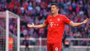FC Bayern München mit Robert Lewandowski: +10,1 Prozent Gewinnchance, +0,1 Punkte pro Spiel, +0,1 Tore pro Spiel