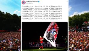 Der FC Bayern München hat nur ein Wort für Schweini übrig, das dafür 18 Mal.