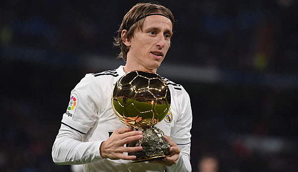 Luka Modric sichetrte sich den Ballon d'Or im vergangenen Jahr.