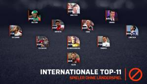 Die internationale Top-11 der Spieler ohne Länderspiel - so sieht sie aus.
