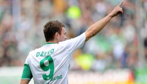 Platz 19: EDIN DZEKO (VfL Wolfsburg) - 29 Scorerpunkte (22 Tore, 7 Vorlagen) in der Saison 2009/10.