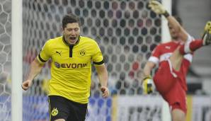 Platz 19: ROBERT LEWANDOWSKI (Borussia Dortmund) - 29 Scorerpunkte (24 Tore, 5 Vorlagen) in der Saison 2012/13.