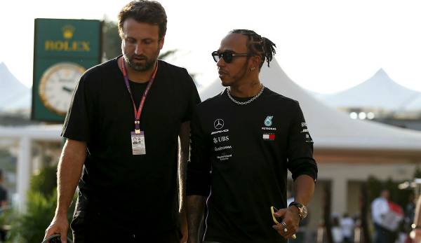 Paul Ripke an der Seite von F1-Superstar Lewis Hamilton.