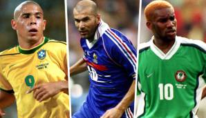 16 Spieler und sechs Reservisten zählten zum All-Star-Team der WM 1998 in Frankreich. Einer davon: Zinedine Zidane, der heute seinen 48. Geburtstag feiert.