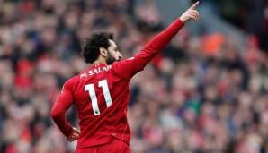 PLATZ 17: Mohamed Salah (27 Jahre, Ägypten) - durchschnittliche Punktzahl: 3,12.
